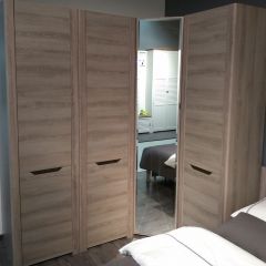 АФИНА А12 Шкаф для одежды и белья Ясень Таормина в Урае - uray.mebel24.online | фото 2
