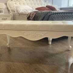 Банкетка Мишель (белый матовый) в Урае - uray.mebel24.online | фото 6