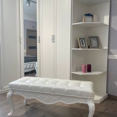Банкетка Мишель (белый матовый) в Урае - uray.mebel24.online | фото 5