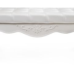 Банкетка Мишель (белый матовый) в Урае - uray.mebel24.online | фото 2