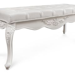 Банкетка Мишель (белый матовый) в Урае - uray.mebel24.online | фото