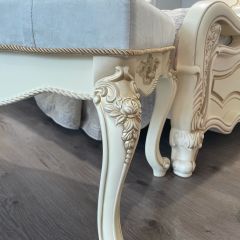 Банкетка Мона Лиза (крем) в Урае - uray.mebel24.online | фото 3