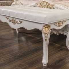 Банкетка Натали (белый глянец) в Урае - uray.mebel24.online | фото 4