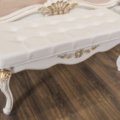 Банкетка Натали (белый глянец) в Урае - uray.mebel24.online | фото 3