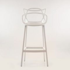 Барный стул Barneo N-235 Masters, белый, design Phillip Stark в Урае - uray.mebel24.online | фото 3