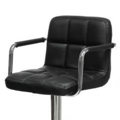 Барный стул Barneo N-69 Kruger Arm Черный в Урае - uray.mebel24.online | фото 2