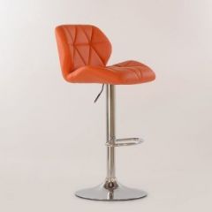 Барный стул Barneo N-85 Diamond оранжевый в Урае - uray.mebel24.online | фото 2
