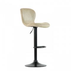 Барный стул Barneo N-86 Time / Black / VPU Beige Vintage PK970-1 в Урае - uray.mebel24.online | фото