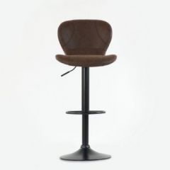 Барный стул Barneo N-86 Time / Black / VPU Brown Vintage коричневый винтаж PK970-18 в Урае - uray.mebel24.online | фото 3