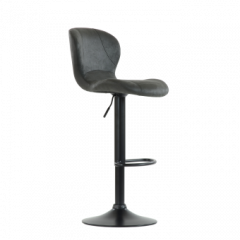 Барный стул Barneo N-86 Time / Black / VPU Dark Gray Vintage серый винтаж 970-11 в Урае - uray.mebel24.online | фото
