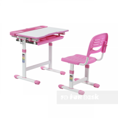 Комплект парта + стул трансформеры Cantare Pink в Урае - uray.mebel24.online | фото 2