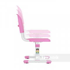 Комплект парта + стул трансформеры Cantare Pink в Урае - uray.mebel24.online | фото 7