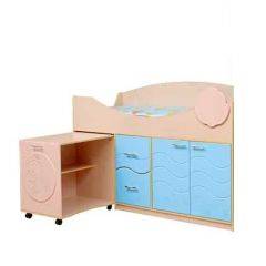 Набор мебели для детской Юниор -12.2 (700*1860) МДФ матовый в Урае - uray.mebel24.online | фото 4