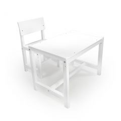 Детский растущий комплект стол и стул Я САМ "Лофт" (Белый, Белый) в Урае - uray.mebel24.online | фото