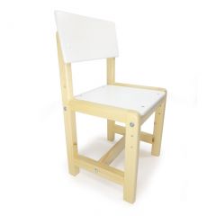 Детский растущий комплект стол и стул  Я САМ "Лофт" (Белый, Сосна) в Урае - uray.mebel24.online | фото 5