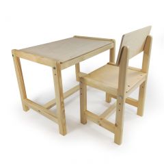 Детский растущий комплект стол и стул Я САМ "Лофт" (Береза, Сосна) в Урае - uray.mebel24.online | фото