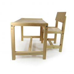 Детский растущий комплект стол и стул Я САМ "Лофт" (Береза, Сосна) в Урае - uray.mebel24.online | фото 2