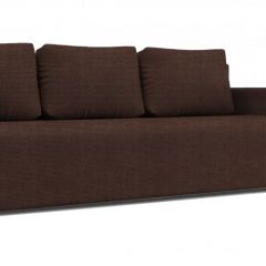 Диван Алиса 4 Shaggy CHOCOLATE - Teos Black в Урае - uray.mebel24.online | фото