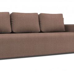 Диван Алиса 4 Shaggy MOCCA - Teos Black в Урае - uray.mebel24.online | фото