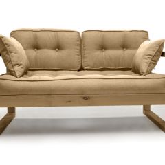 Диван двухместный DEmoku Д-2 (Беж/Холодный серый) в Урае - uray.mebel24.online | фото