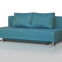 Диван-кровать Комфорт ЛАЙТ без подлокотников (2 подушки) BALTIC AZURE в Урае - uray.mebel24.online | фото 2