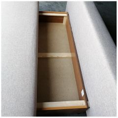 Диван-кровать Комфорт ЛАЙТ без подлокотников (2 подушки) BALTIC COFFE-LATTE в Урае - uray.mebel24.online | фото 10