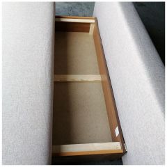 Диван-кровать Комфорт ЛАЙТ без подлокотников (2 подушки) Принт "Gazeta" в Урае - uray.mebel24.online | фото 4