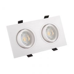 DK3022-WH Встраиваемый светильник, IP 20, 10 Вт, GU5.3, LED, белый, пластик в Урае - uray.mebel24.online | фото 3