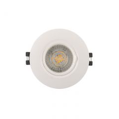 DK3028-WH Встраиваемый светильник, IP 20, 10 Вт, GU5.3, LED, белый, пластик в Урае - uray.mebel24.online | фото