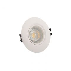 DK3028-WH Встраиваемый светильник, IP 20, 10 Вт, GU5.3, LED, белый, пластик в Урае - uray.mebel24.online | фото 3