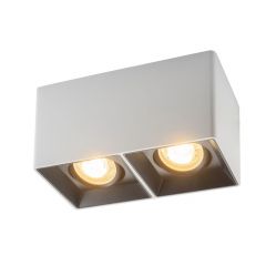 DK3035-WB Светильник накладной IP 20, 10 Вт, GU5.3, LED, белый/черный, пластик в Урае - uray.mebel24.online | фото