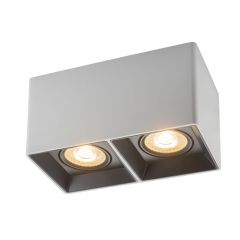 DK3035-WB Светильник накладной IP 20, 10 Вт, GU5.3, LED, белый/черный, пластик в Урае - uray.mebel24.online | фото 2