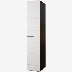 Фиеста №7 Пенал с полками (Венге/Белый глянец) в Урае - uray.mebel24.online | фото