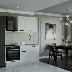 Кухонный гарнитур Жемчуг 1600 (Стол. 26мм) в Урае - uray.mebel24.online | фото