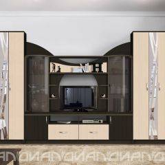 Гостиная Аллегро с 2 шкафами вариант-5 (венге/дуб белфорт) в Урае - uray.mebel24.online | фото