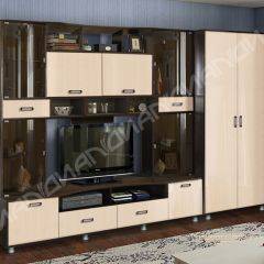 Гостиная Аллегро со шкафом вариант-4 (венге/дуб белфорт) в Урае - uray.mebel24.online | фото