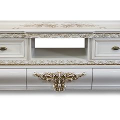 Гостиная Алсу 1+ТВ+1 (белый глянец) в Урае - uray.mebel24.online | фото 6