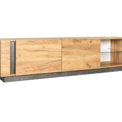 Гостиная Арчи (Дуб Золотой/Камень Темный) в Урае - uray.mebel24.online | фото 10