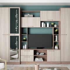 АВРОРА Гостиная (ЯШС/ЯШТ) в Урае - uray.mebel24.online | фото 2