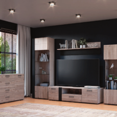 БРИЗ Гостиная (модульная) в Урае - uray.mebel24.online | фото