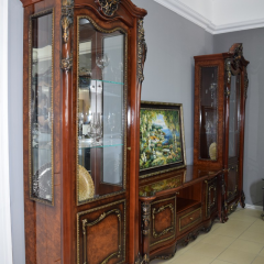 Гостиная Джоконда (корень дуба глянец) 1+ТВ+1 в Урае - uray.mebel24.online | фото 4