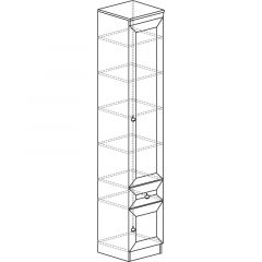 Гостиная Инна 2 Денвер темный в Урае - uray.mebel24.online | фото 3