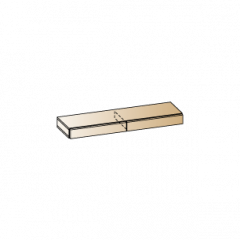 Гостиная Камелия Композиция 10 (Гикори Джексон темный) в Урае - uray.mebel24.online | фото 6