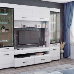 Гостиная Камелия Композиция 11 (Снежный ясень) в Урае - uray.mebel24.online | фото