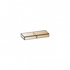 Гостиная Камелия Композиция 12 (Гикори Джексон темный) в Урае - uray.mebel24.online | фото 6