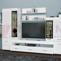 Гостиная Камелия Композиция 3 (Снежный ясень) в Урае - uray.mebel24.online | фото