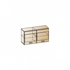 Гостиная Камелия Композиция 5 (Гикори Джексон темный) в Урае - uray.mebel24.online | фото 7
