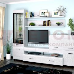Гостиная Камелия Композиция 5 (Снежный ясень) в Урае - uray.mebel24.online | фото