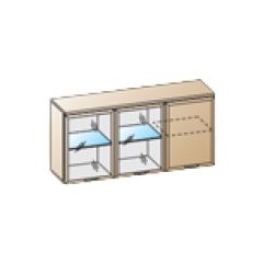 Гостиная Карина Композиция 10 (Гикори Джексон светлый) в Урае - uray.mebel24.online | фото 8