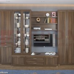 Гостиная Карина Композиция 14 (Акация Молдау) в Урае - uray.mebel24.online | фото
